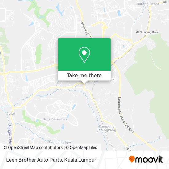 Leen Brother Auto Parts map