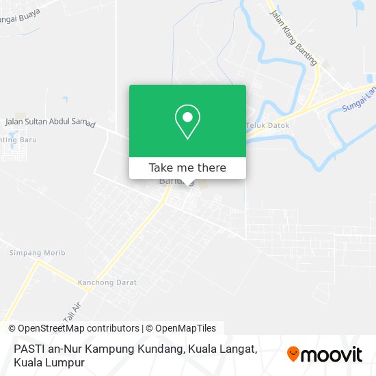 PASTI an-Nur Kampung Kundang, Kuala Langat map
