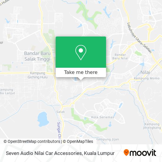 Seven Audio Nilai Car Accessories map