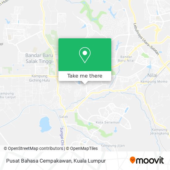 Pusat Bahasa Cempakawan map