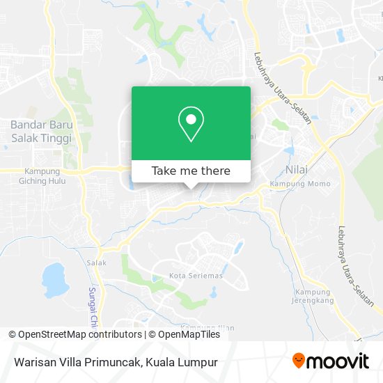 Peta Warisan Villa Primuncak