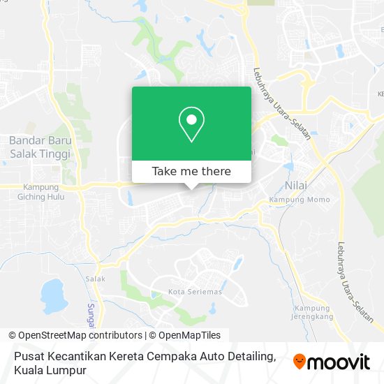 Pusat Kecantikan Kereta Cempaka Auto Detailing map