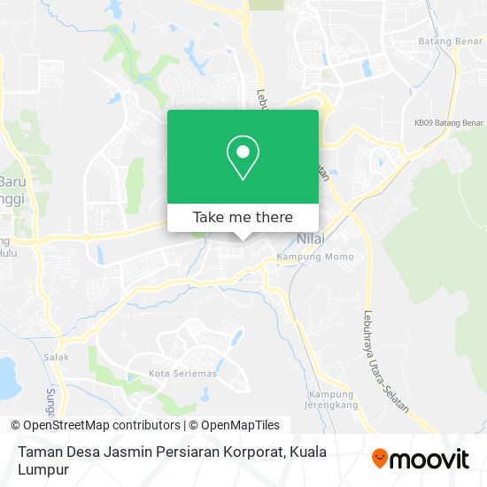 Taman Desa Jasmin Persiaran Korporat map