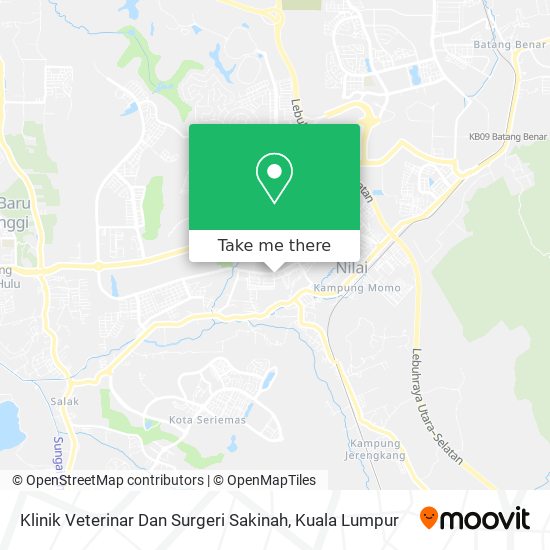 Klinik Veterinar Dan Surgeri Sakinah map