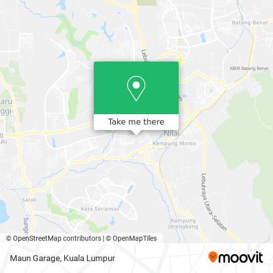 Maun Garage map