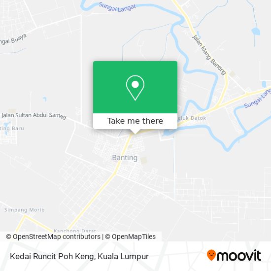 Peta Kedai Runcit Poh Keng