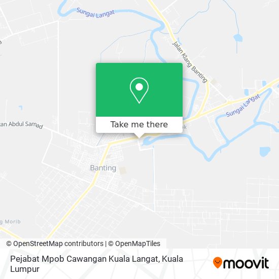 Peta Pejabat Mpob Cawangan Kuala Langat
