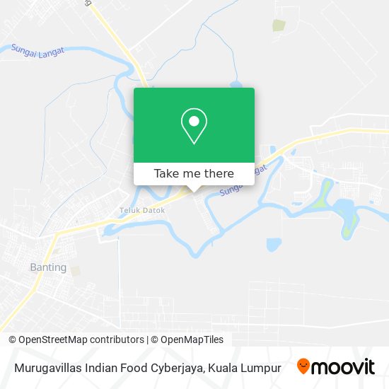 Murugavillas Indian Food Cyberjaya map