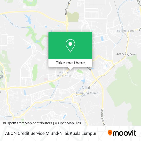 AEON Credit Service M Bhd-Nilai map