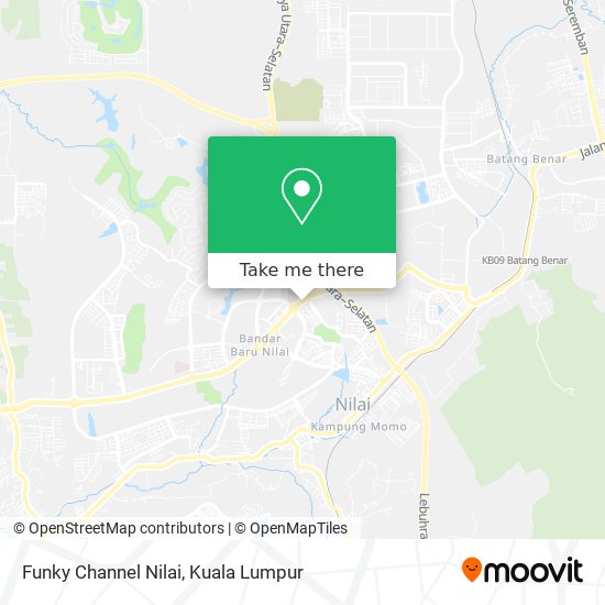 Funky Channel Nilai map