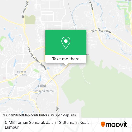 Peta CIMB Taman Semarak Jalan TS Utama 3