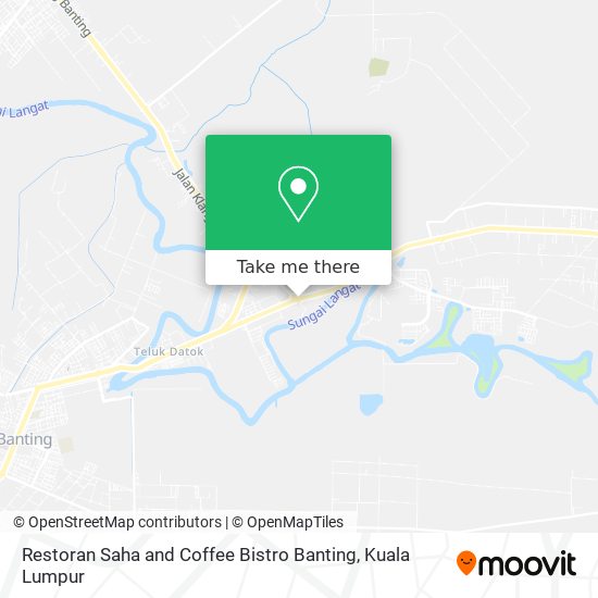 Restoran Saha and Coffee Bistro Banting map
