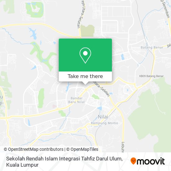 Sekolah Rendah Islam Integrasi Tahfiz Darul Ulum map