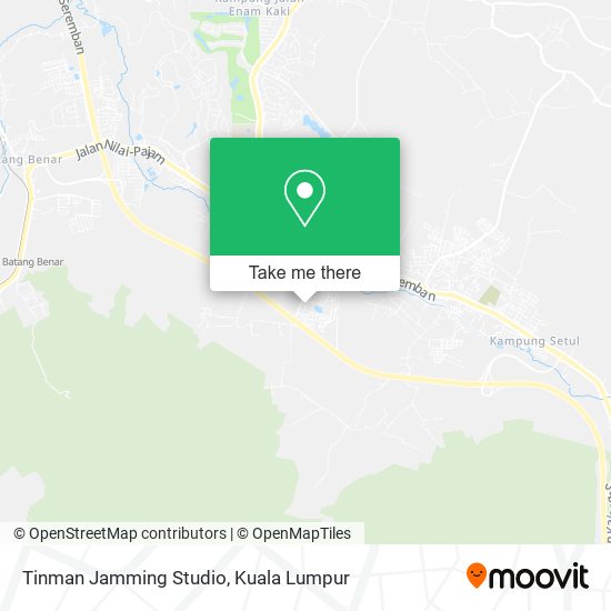 Tinman Jamming Studio map