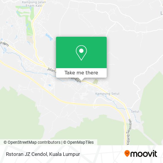 Peta Rstoran JZ Cendol