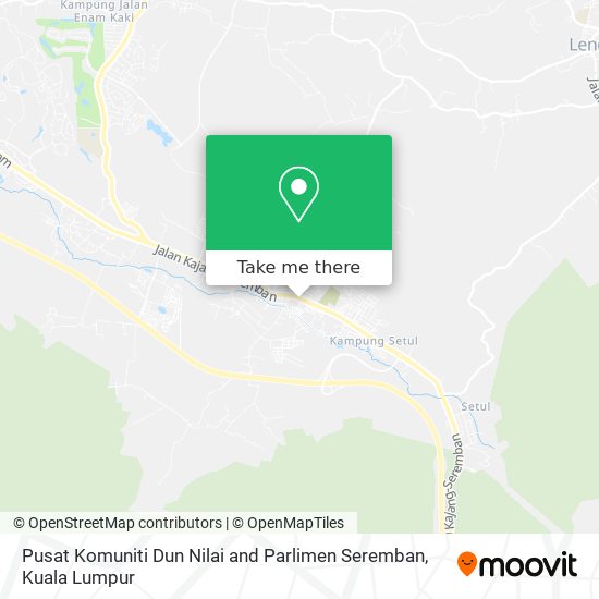 Peta Pusat Komuniti Dun Nilai and Parlimen Seremban