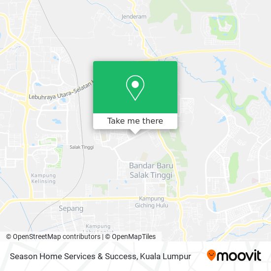 Season Home Services & Success map