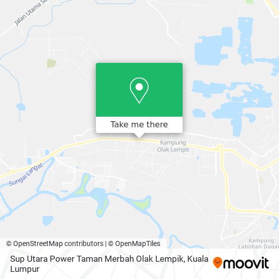 Sup Utara Power Taman Merbah Olak Lempik map