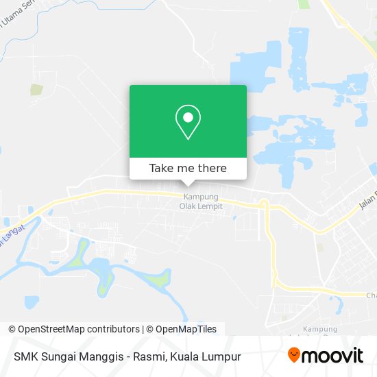 SMK Sungai Manggis - Rasmi map