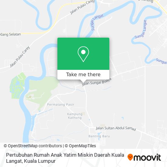 Pertubuhan Rumah Anak Yatim Miskin Daerah Kuala Langat map