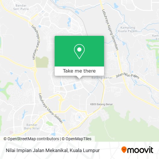 Peta Nilai Impian Jalan Mekanikal