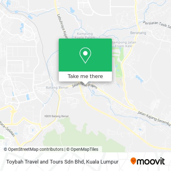 Toybah Travel and Tours Sdn Bhd map