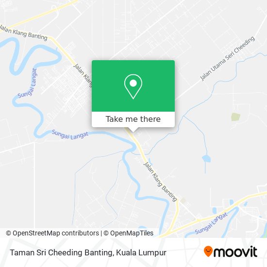 Taman Sri Cheeding Banting map