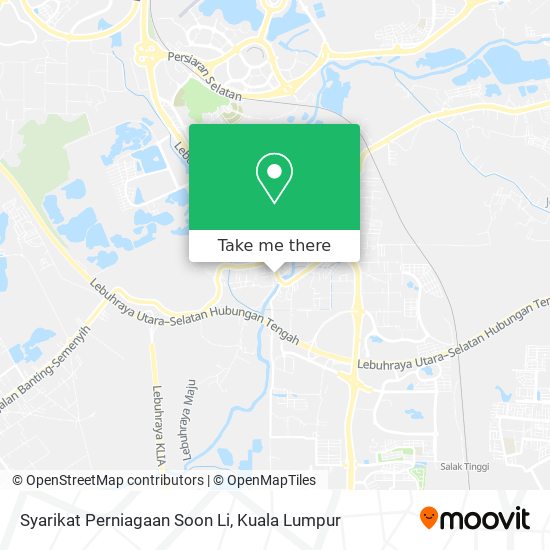 Syarikat Perniagaan Soon Li map