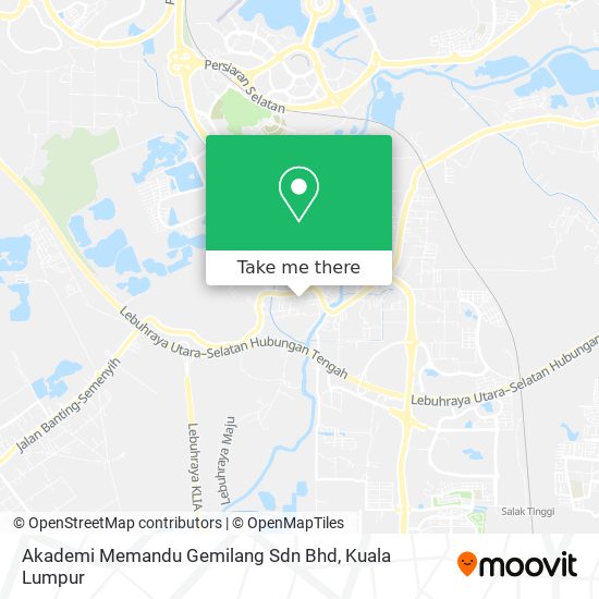 Akademi Memandu Gemilang Sdn Bhd map