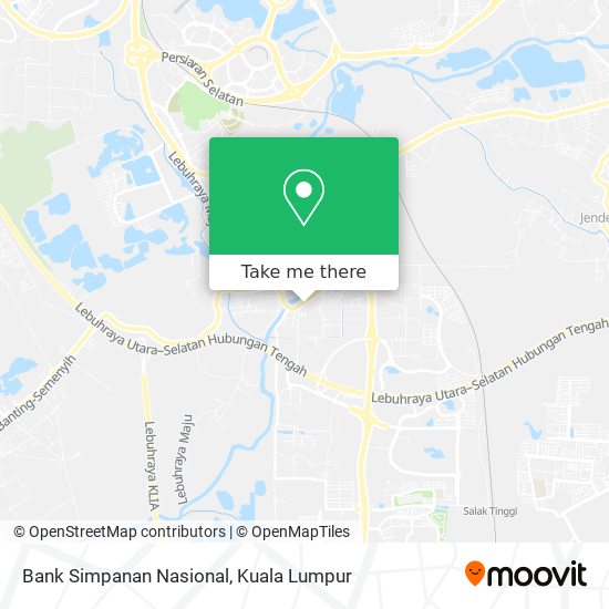 Bank Simpanan Nasional map