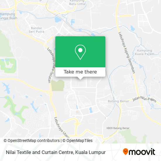 Nilai Textile and Curtain Centre map