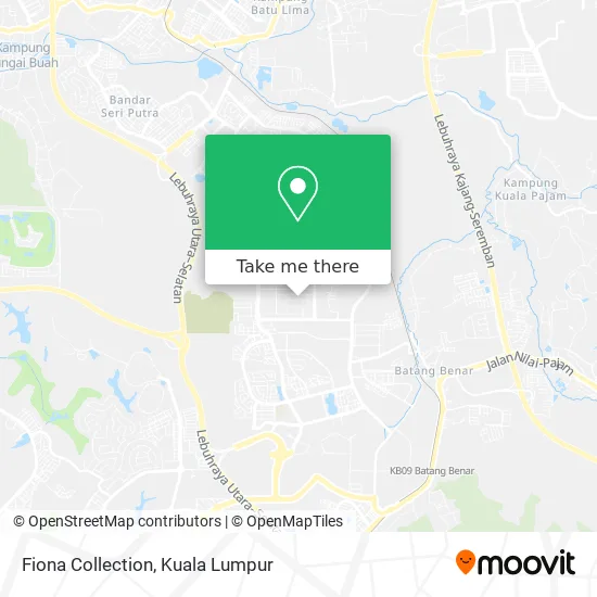 Fiona Collection map