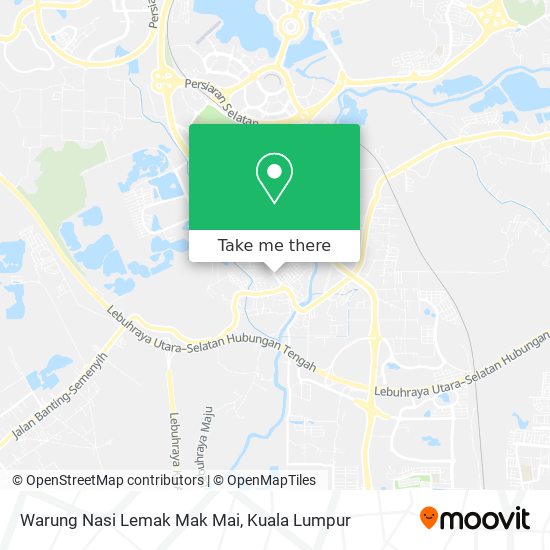 Warung Nasi Lemak Mak Mai map