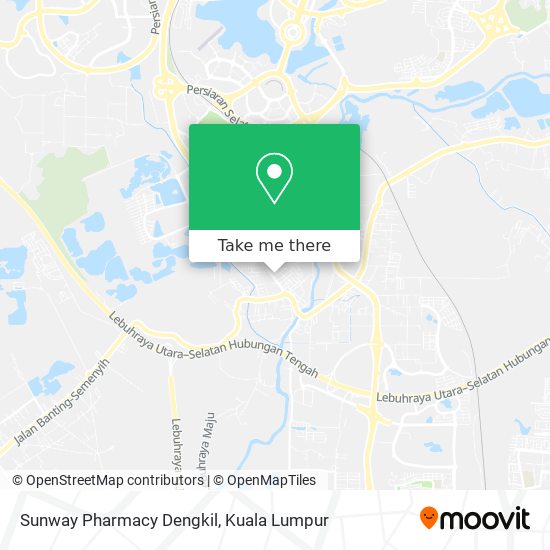 Sunway Pharmacy Dengkil map