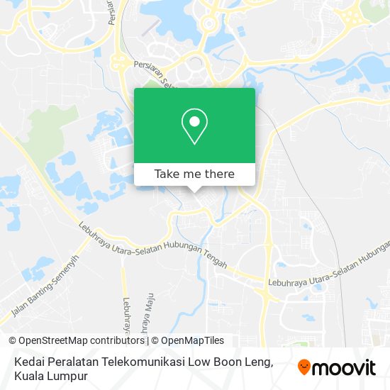 Kedai Peralatan Telekomunikasi Low Boon Leng map