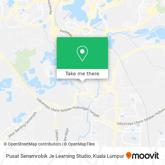 Pusat Senamrobik Je Learning Studio map