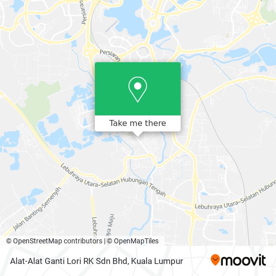 Peta Alat-Alat Ganti Lori RK Sdn Bhd