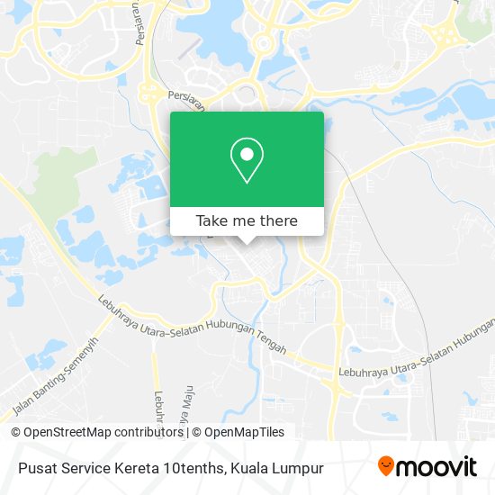 Pusat Service Kereta 10tenths map