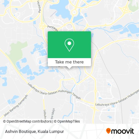 Ashvin Boutique map