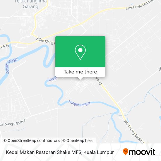 Kedai Makan Restoran Shake MFS map