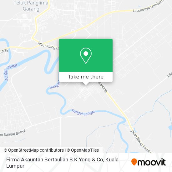 Firma Akauntan Bertauliah B.K.Yong & Co map