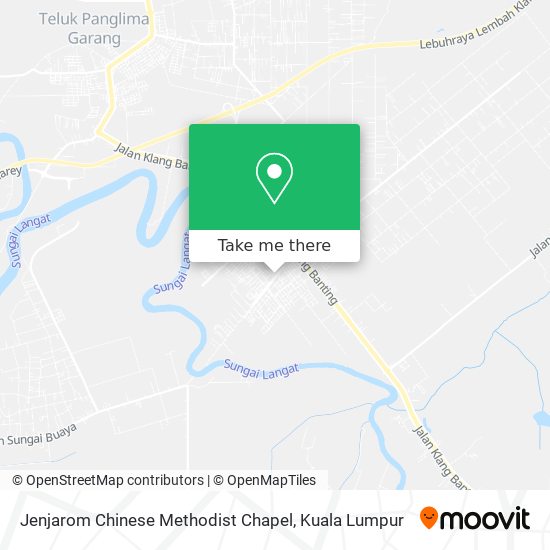 Peta Jenjarom Chinese Methodist Chapel