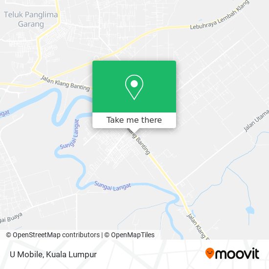 U Mobile map