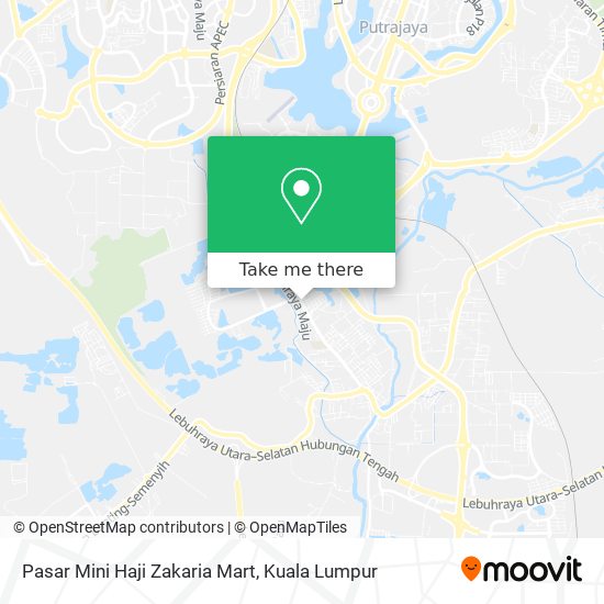 Pasar Mini Haji Zakaria Mart map