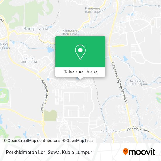 Peta Perkhidmatan Lori Sewa