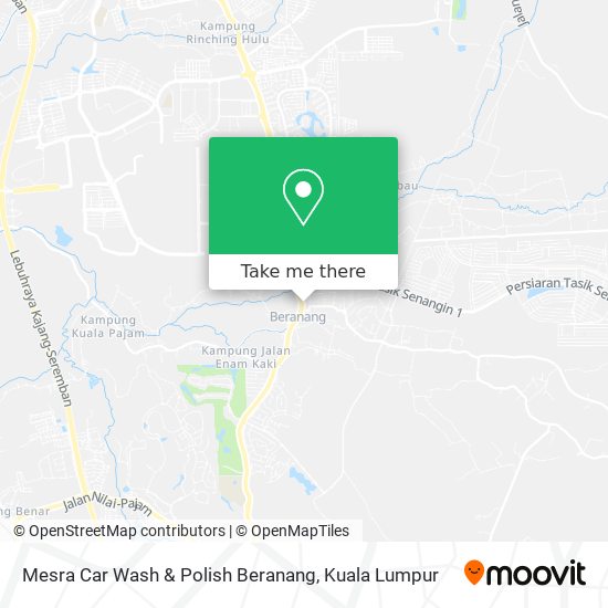 Peta Mesra Car Wash & Polish Beranang