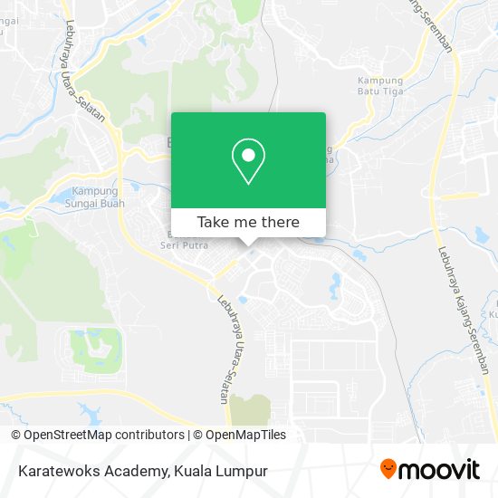 Karatewoks Academy map