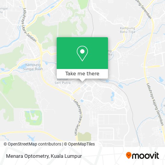 Menara Optometry map