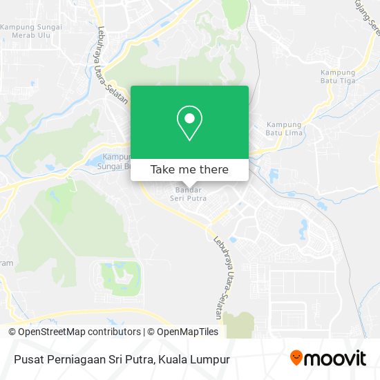 Pusat Perniagaan Sri Putra map