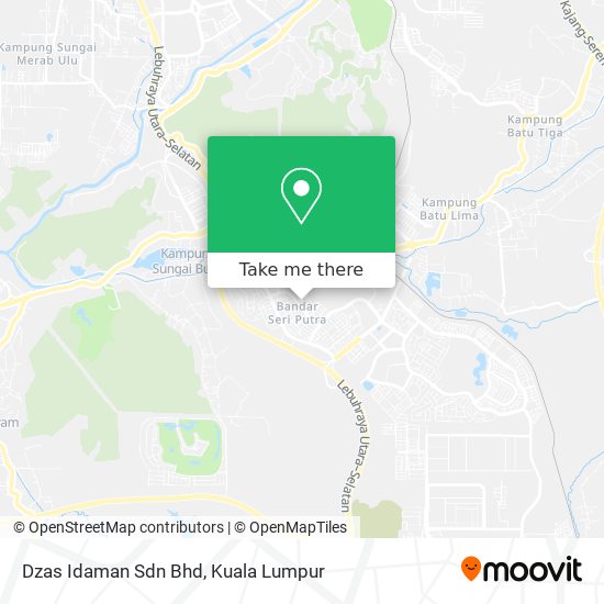 Dzas Idaman Sdn Bhd map